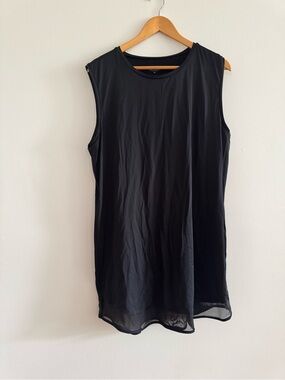 Athleta Black Sleeveless Women's Tunic Dress - Athletic Layering